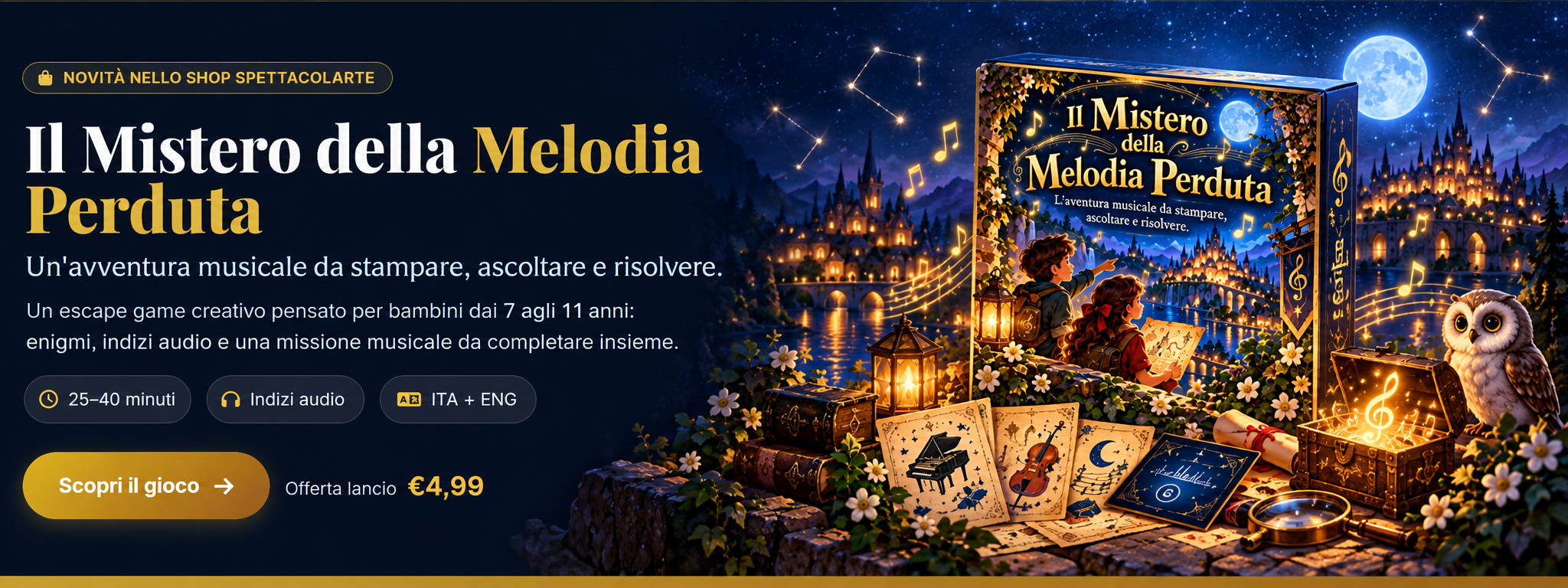 Il Mistero della Melodia Perduta — avventura musicale SpettacolArte